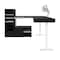 Bestar Bestar Viva 72W L-Shaped Standing Desk with Dual Monitor Arm and Storage in black 19853-18 - alternate 10